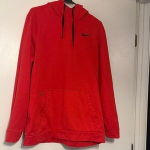 Nike Red Pullover with Black Swoosh